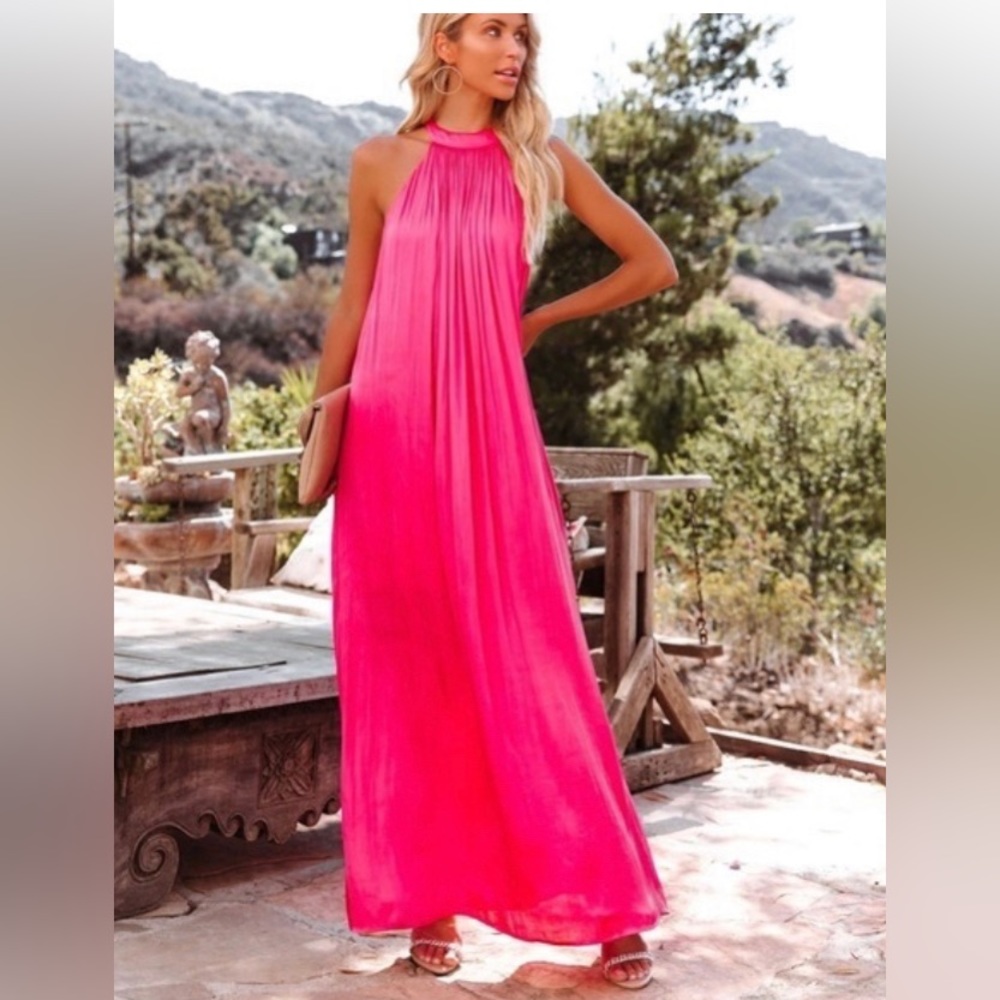 VICI Hot Pink Maxi Dress